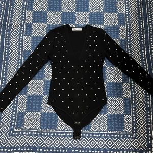 Studded Knit Bodysuit